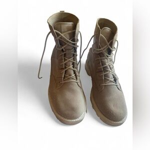 Sorel caribou cream men combat boots suede waterproof size 8.5 shoes casual